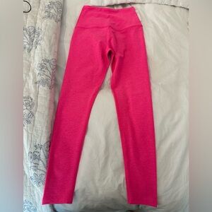 BEYOND YOGA Barbie Pink space dye leggings size XS